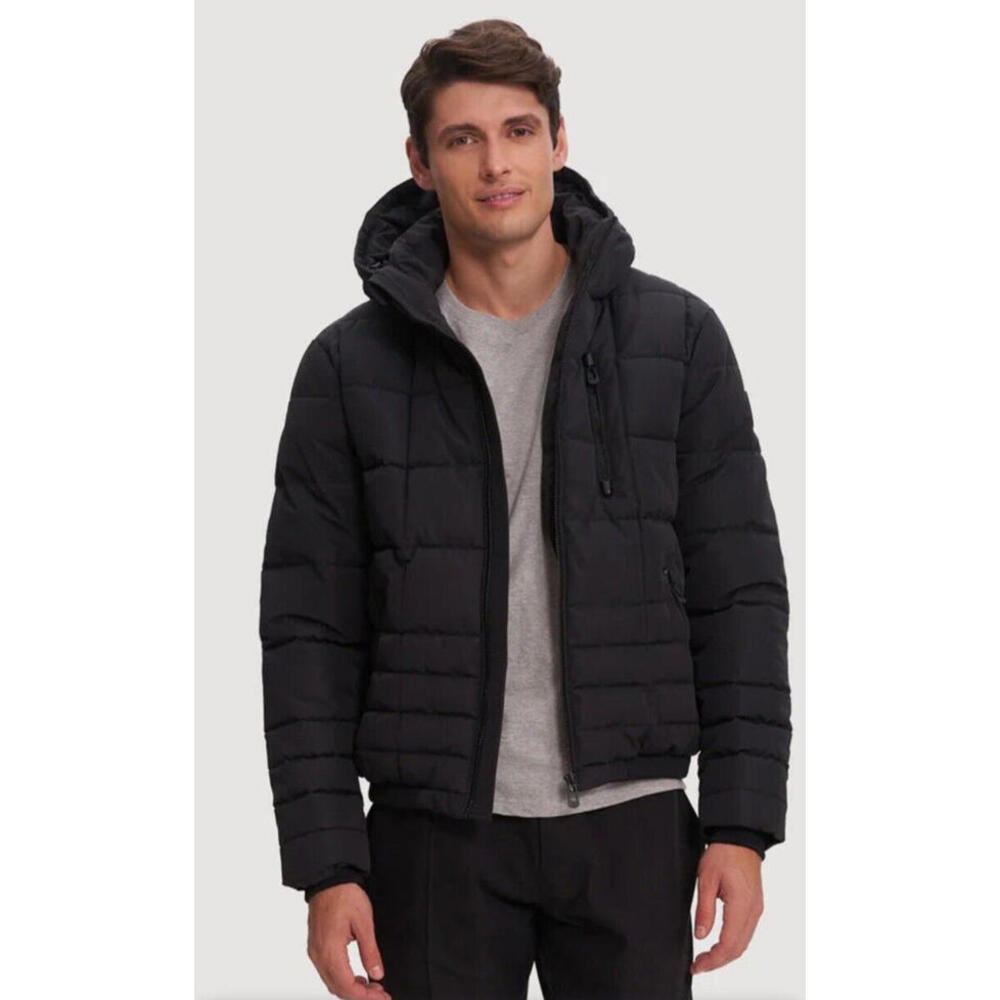 Noize Cameron R men short puffer coat jacket black size XL $250